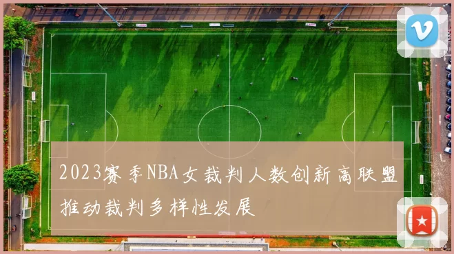 2023赛季NBA女裁判人数创新高联盟推动裁判多样性发展